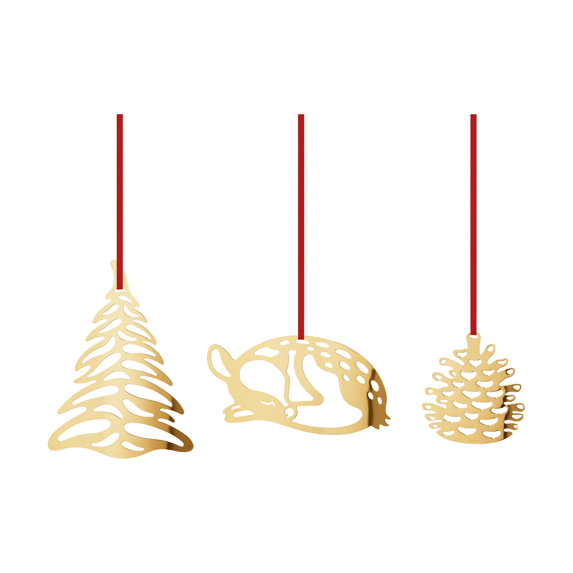 2023s セット ＆ クリスマスペンダント 3個セット, Gold-plated Georg Jensen | ジョージ ジェンセン