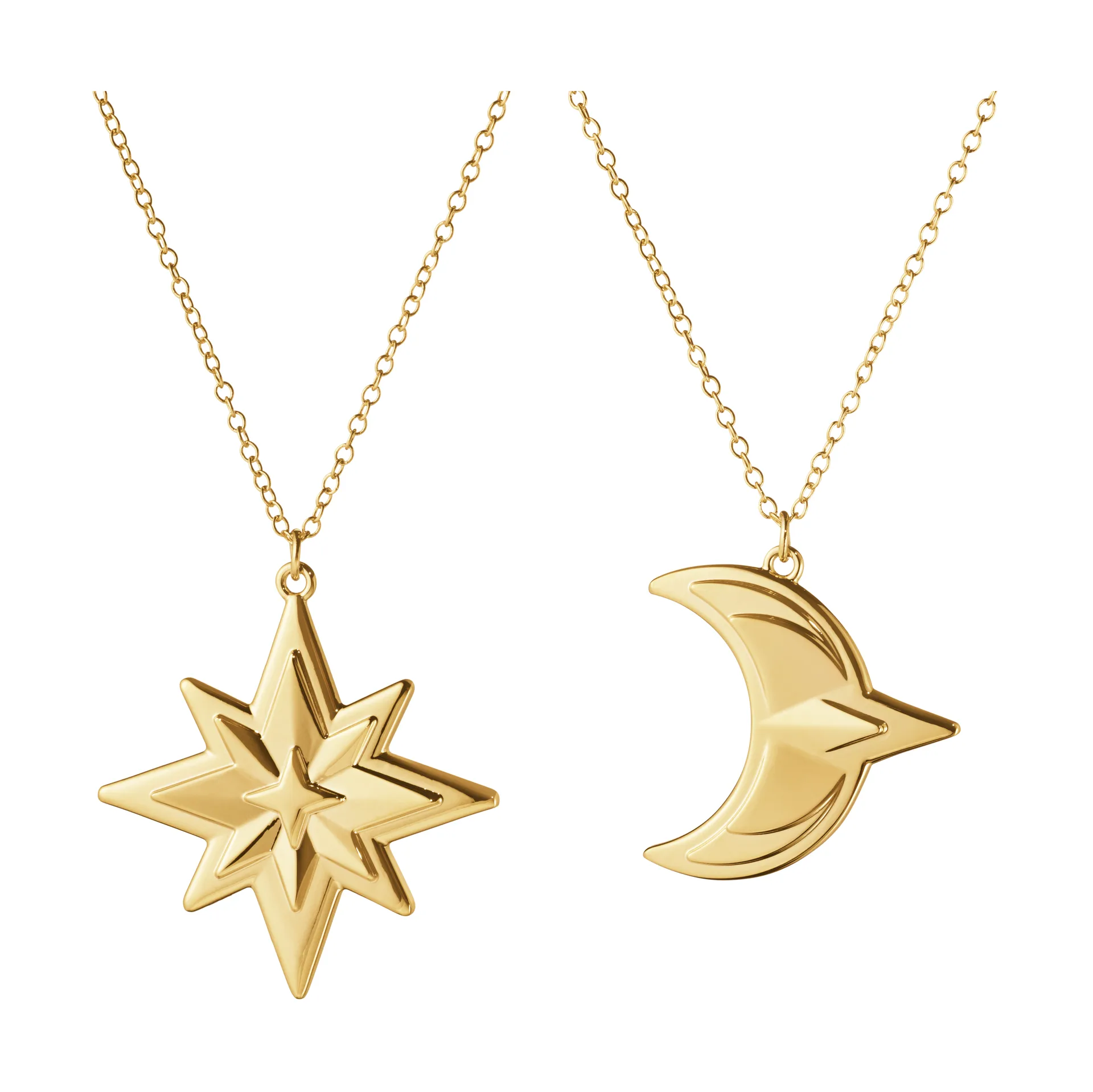 2024 クリスマスオーナメント 2個セット, Gold-plated Georg Jensen | ジョージ ジェンセン