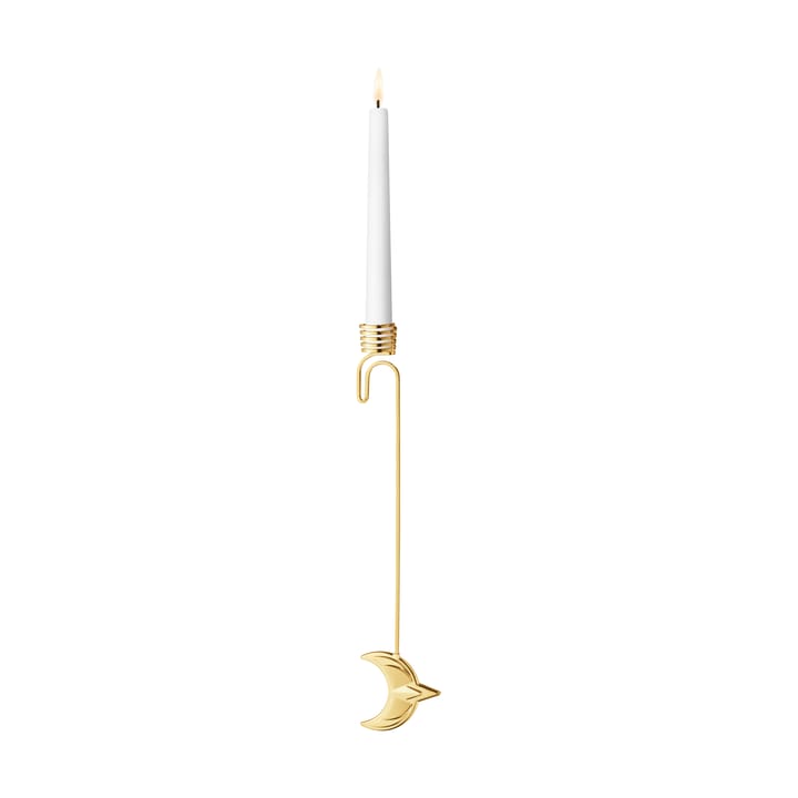 2024 キャンドルホルダー moon, Gold-plated Georg Jensen | ジョージ ジェンセン
