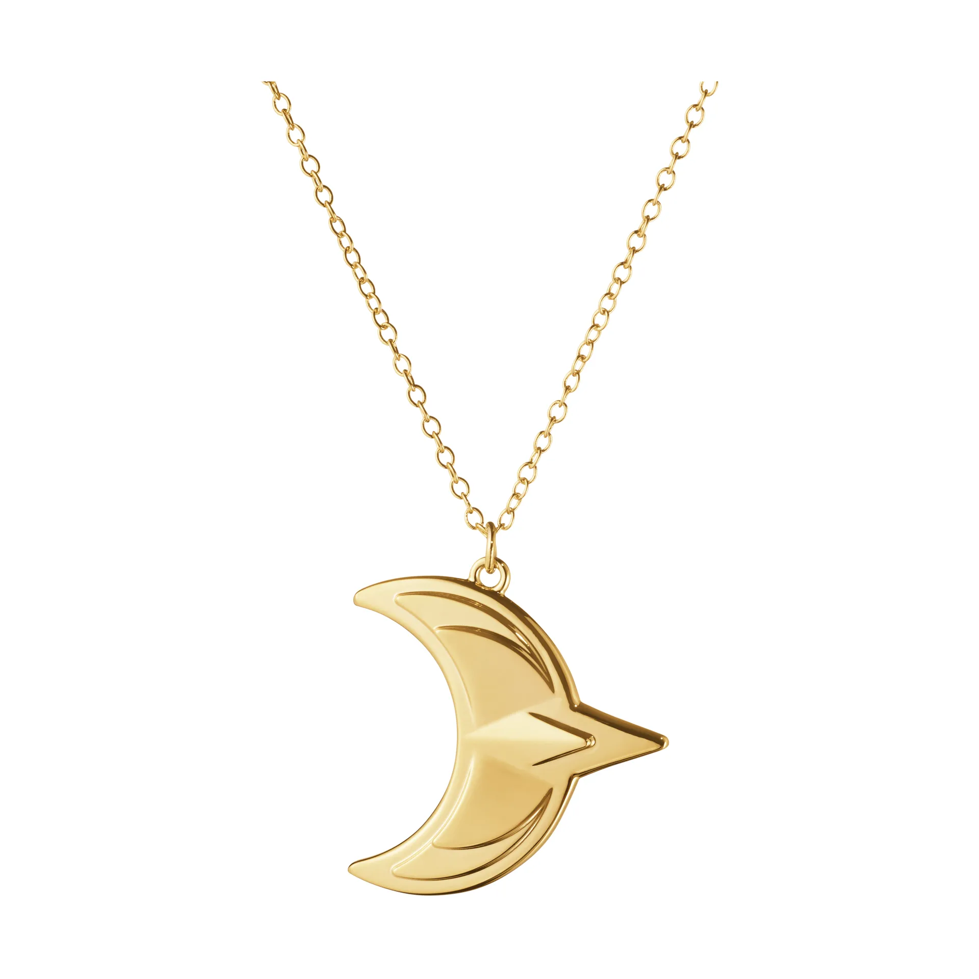 2024 クリスマス ペンダント moon, Gold-plated Georg Jensen | ジョージ ジェンセン