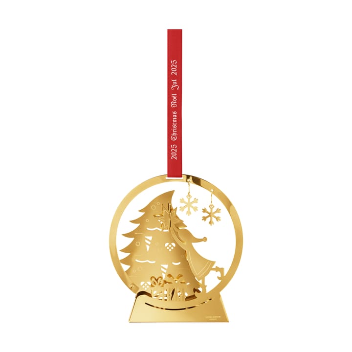 2025 クリスマス ハンギングスノーグローブ - Gold plated brass - Georg Jensen | ジョージ ジェンセン