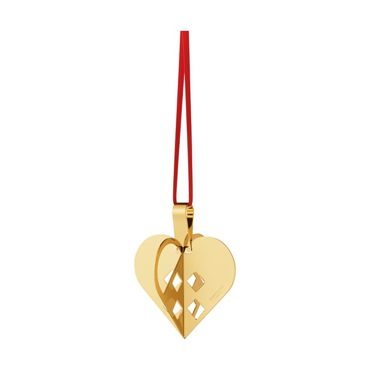 2025 クリスマス ハートオーナメント - Gold plated brass - Georg Jensen | ジョージ ジェンセン