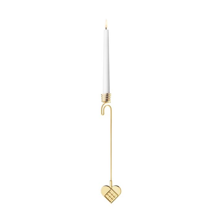 2025 クリスマスツリー キャンドルホルダー ハート - Gold plated zinc alloy - Georg Jensen | ジョージ ジェンセン
