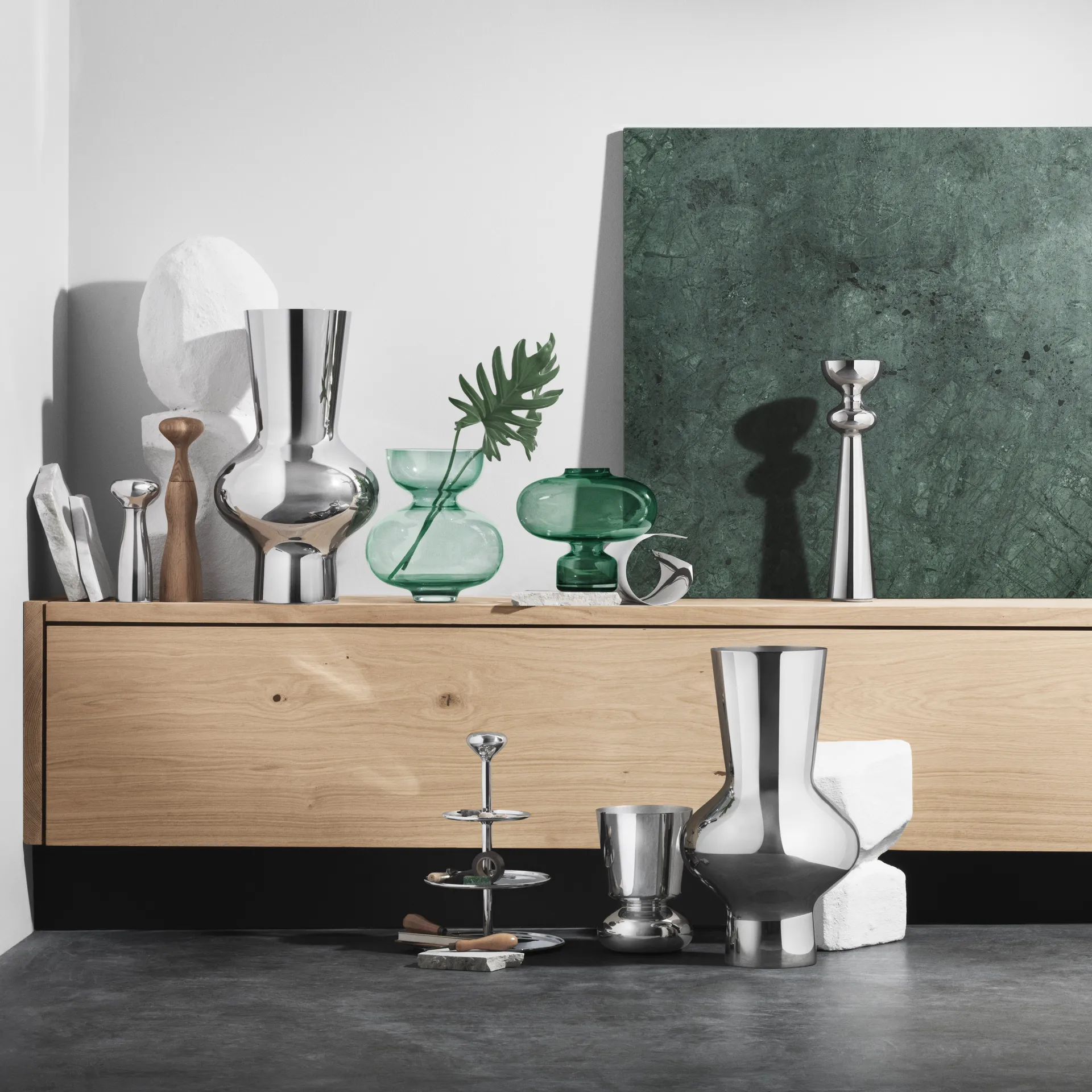 Alfredo 花瓶 ブライトグリーン, 25 cm Georg Jensen | ジョージ ジェンセン