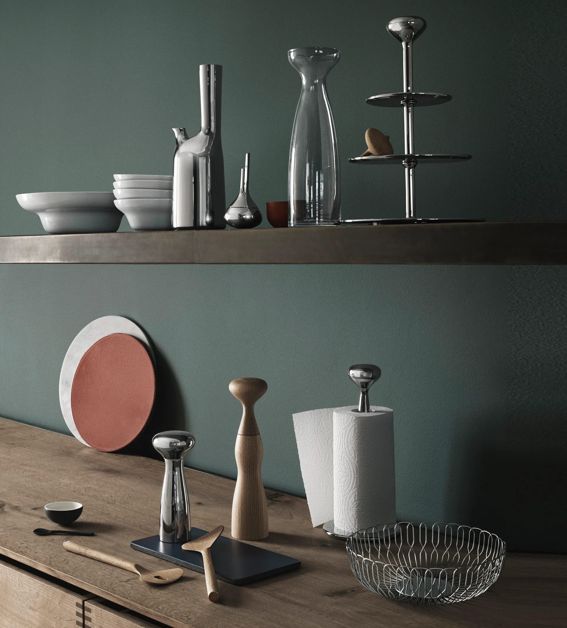 Alfredo 3 tier ケーキスタンド, 30 cm Georg Jensen | ジョージ ジェンセン