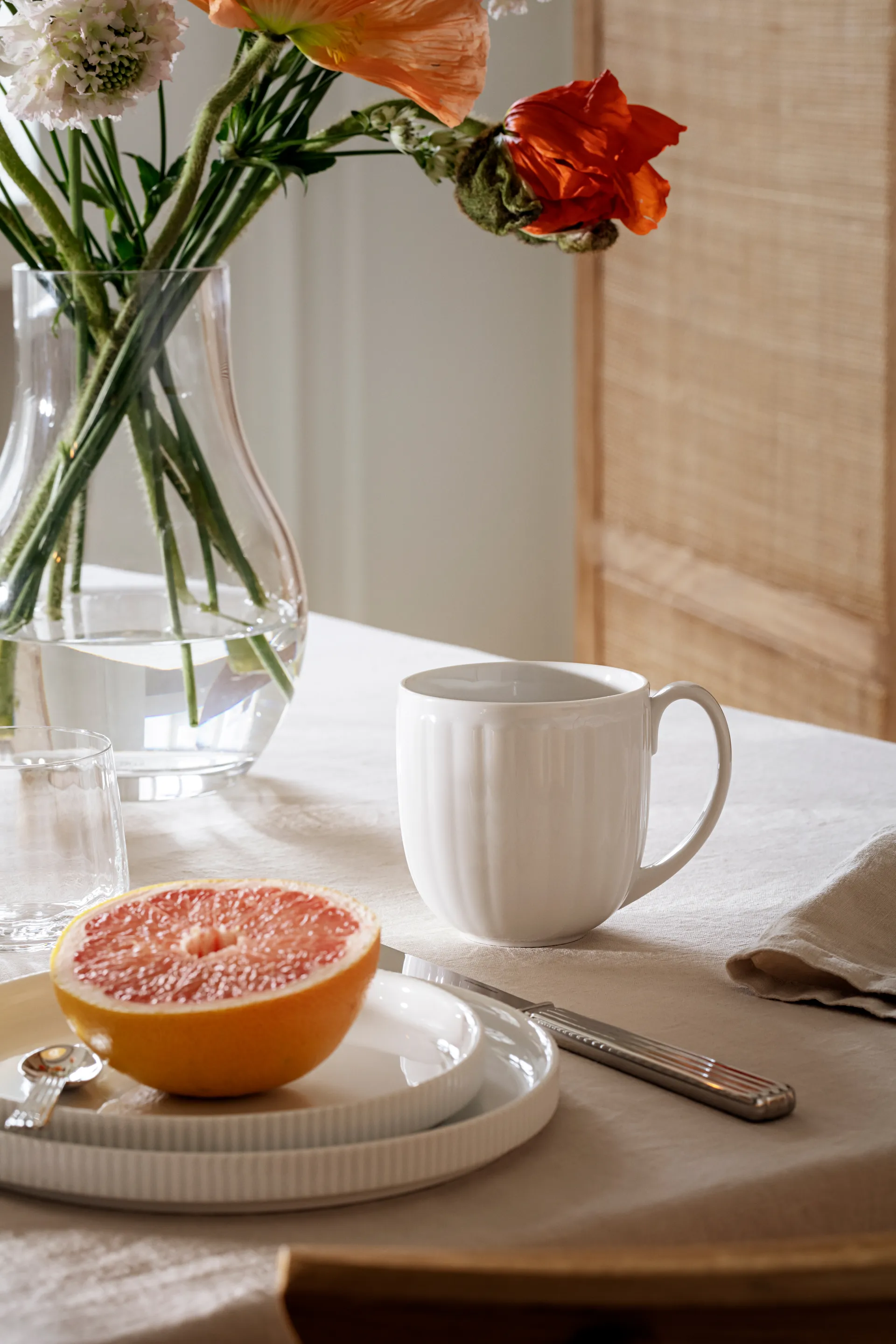 Bernadotte サイドプレート Ø17 cm, White Georg Jensen | ジョージ ジェンセン