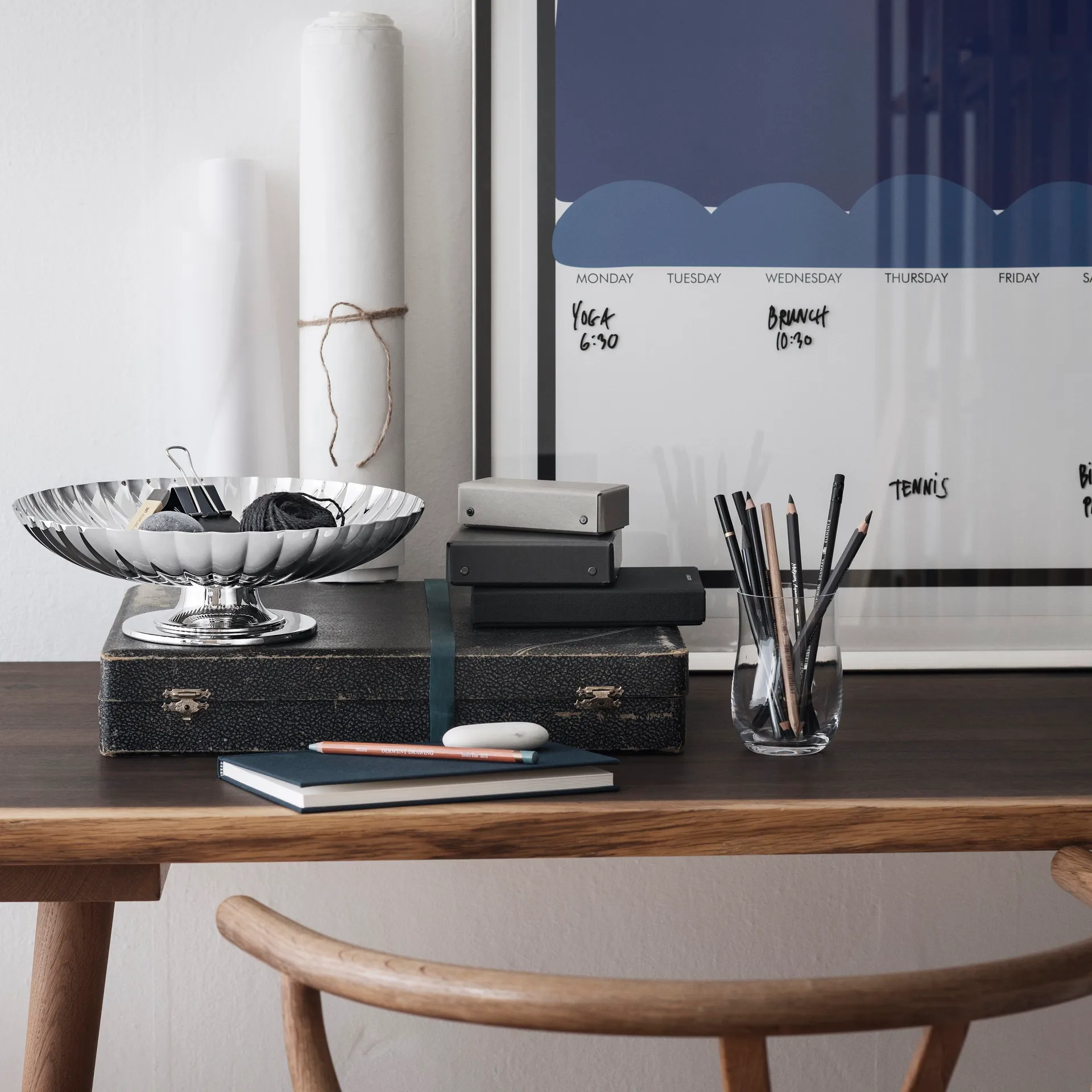 Bernadotte スタンド付きディッシュ, Ø 28 cm Georg Jensen | ジョージ ジェンセン