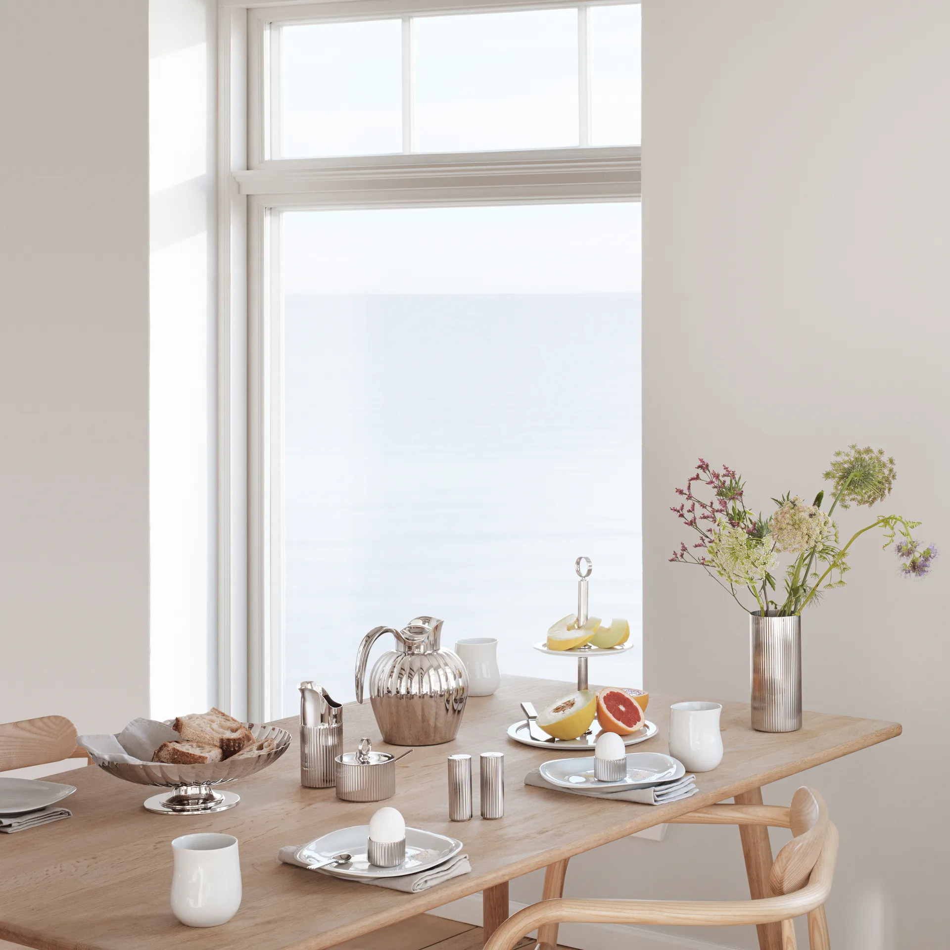 Bernadotte サーモス ジャグ button-lid, 0.8 l Georg Jensen | ジョージ ジェンセン