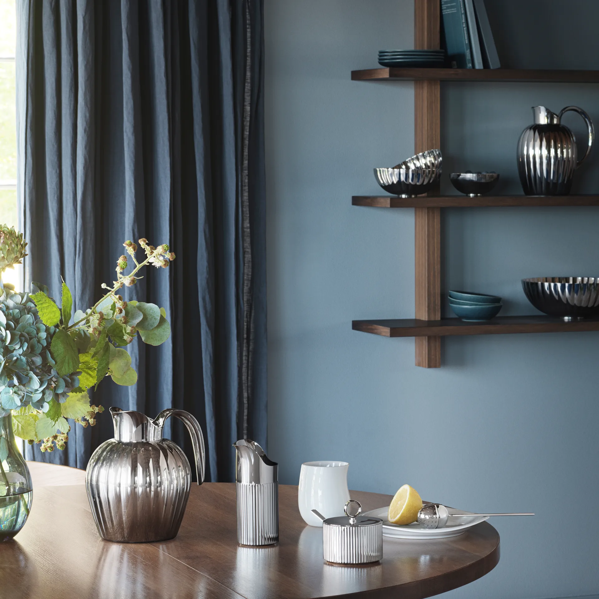 Bernadotte サーモス ジャグ button-lid, 0.8 l Georg Jensen | ジョージ ジェンセン