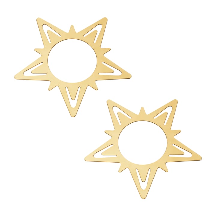 Classic クリスマススター ナプキンリング Ø9 cm 2パック - Gold - Georg Jensen | ジョージ ジェンセン