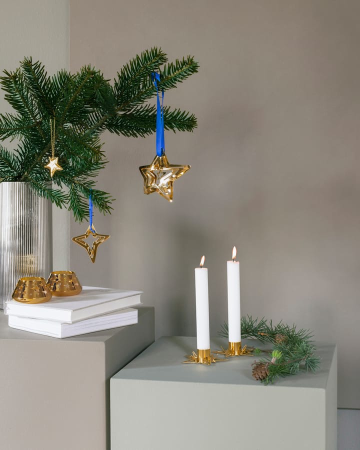 Classic クリスマススター キャンドルスティック Ø9 cm 2パック, Gold Georg Jensen | ジョージ ジェンセン