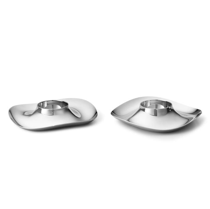 Cobra/コブラ エッグカップ 2パック - stainless steel - Georg Jensen | ジョージ ジェンセン