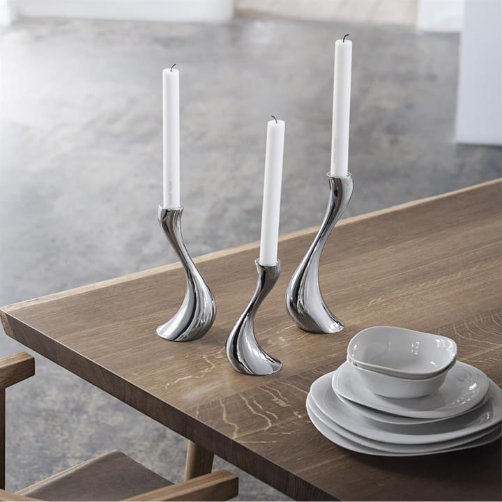 Cobra/コブラ キャンドルホルダー 3パック, stainless steel Georg Jensen | ジョージ ジェンセン