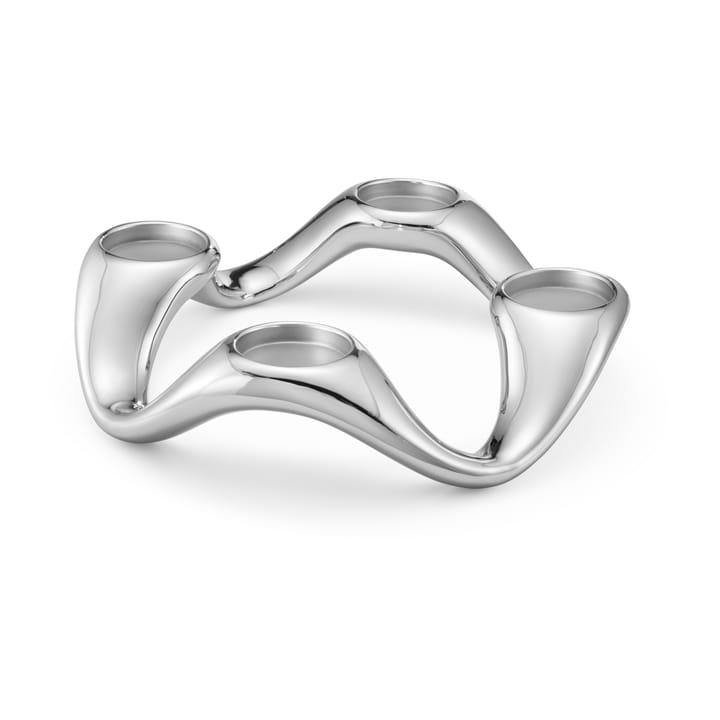 Cobra/コブラ キャンドルスティック Ø33 cm - Stainless steel - Georg Jensen | ジョージ ジェンセン