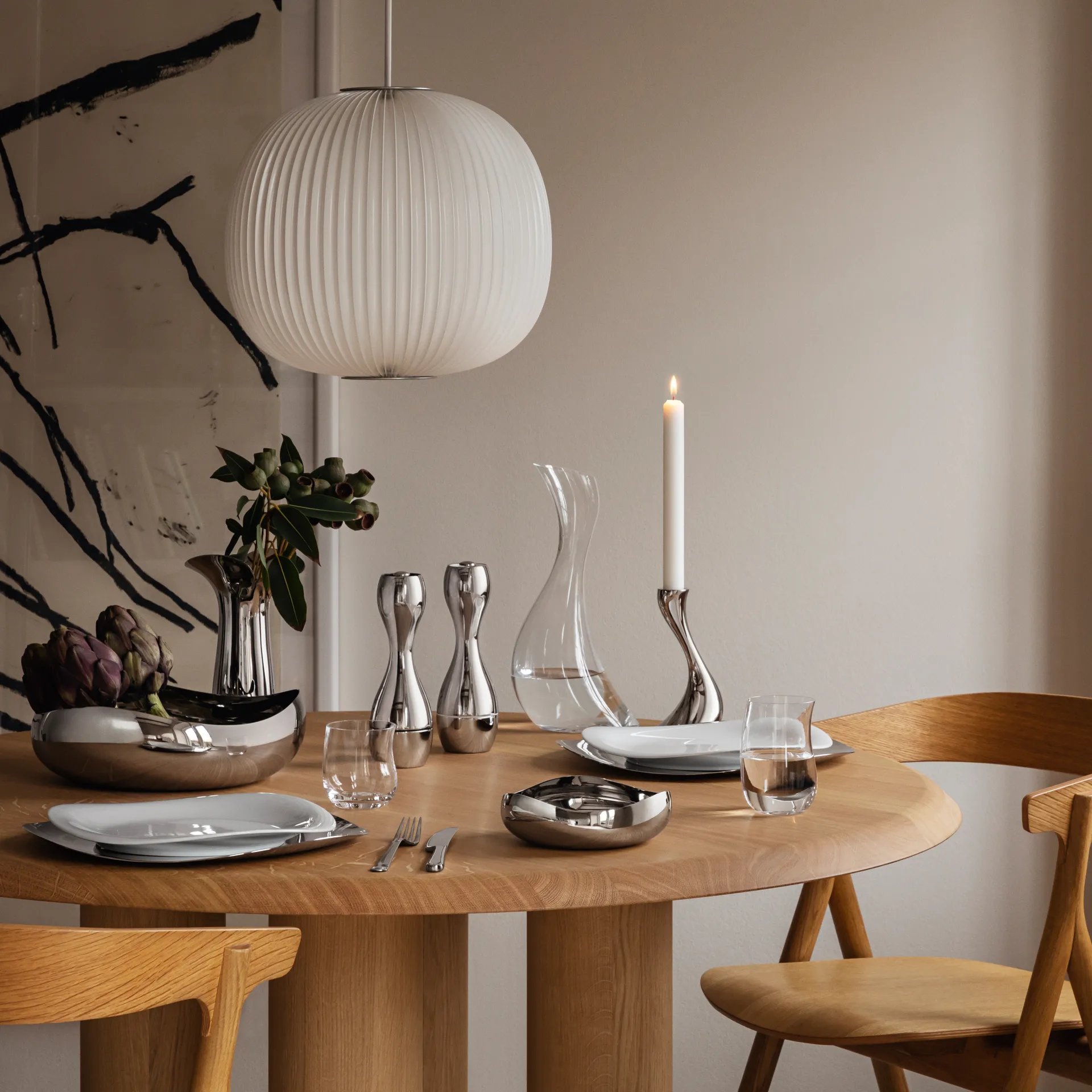 Cobra/コブラ ソルト&ペッパーミル, stainless steel Georg Jensen | ジョージ ジェンセン