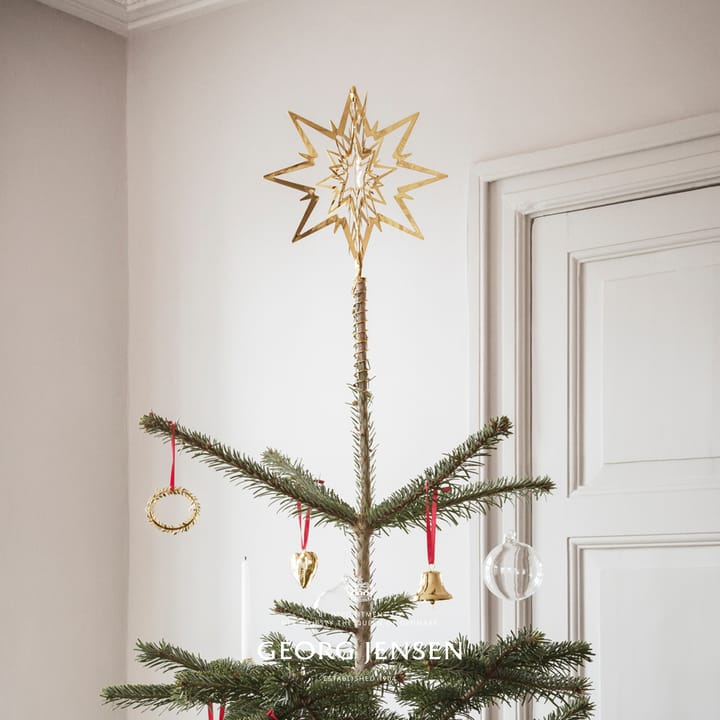 クリスマス Collectibles トップスター ラージ, gold-plated Georg Jensen | ジョージ ジェンセン