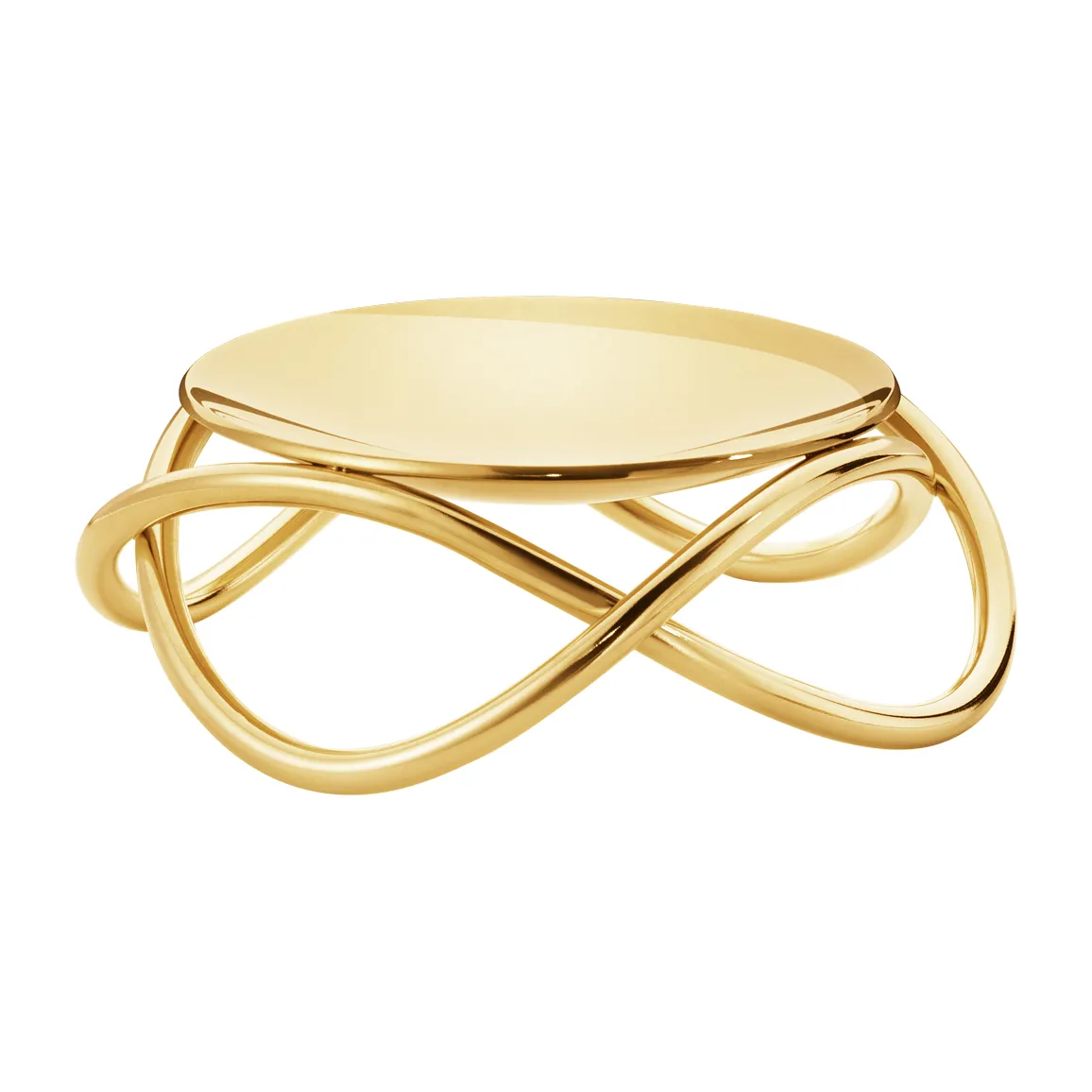 Glow キャンドルホルダー スモール, Gold plated 18K Georg Jensen | ジョージ ジェンセン