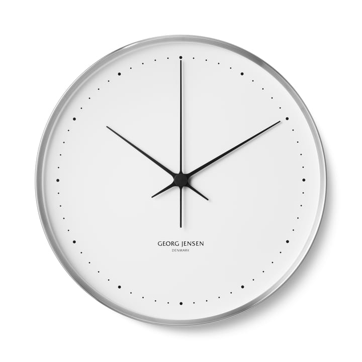 Henning koppel ウォールクロック Ø 40 cm - Steel-white - Georg Jensen | ジョージ ジェンセン