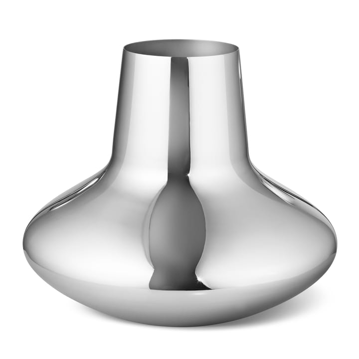 Henning Koppel 花瓶 ステンレススチール - large, 22.2 cm - Georg Jensen | ジョージ ジェンセン
