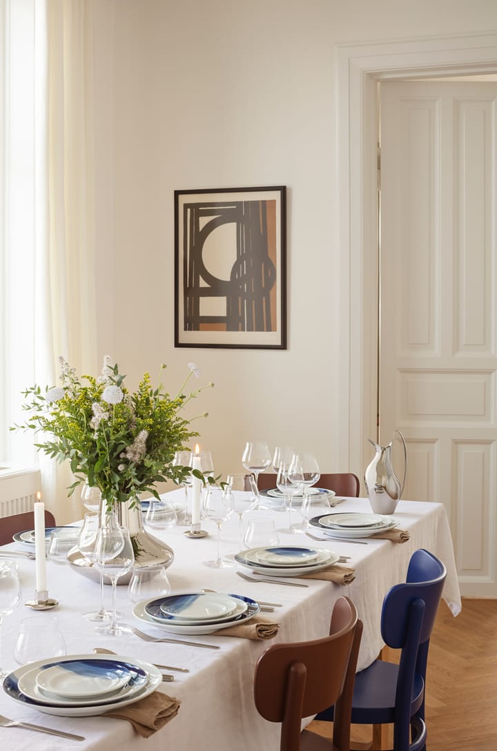 Koppel ランチプレート Ø22 cm, White-blue Georg Jensen | ジョージ ジェンセン