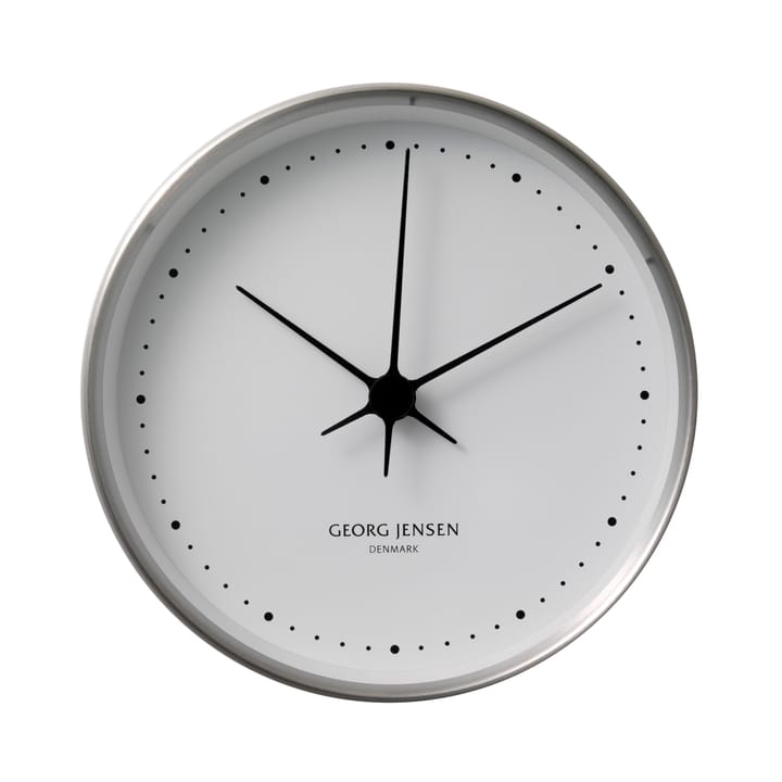 Koppel ウォールクロック ホワイト-ステンレススチール - Ø 22 cm - Georg Jensen | ジョージ ジェンセン