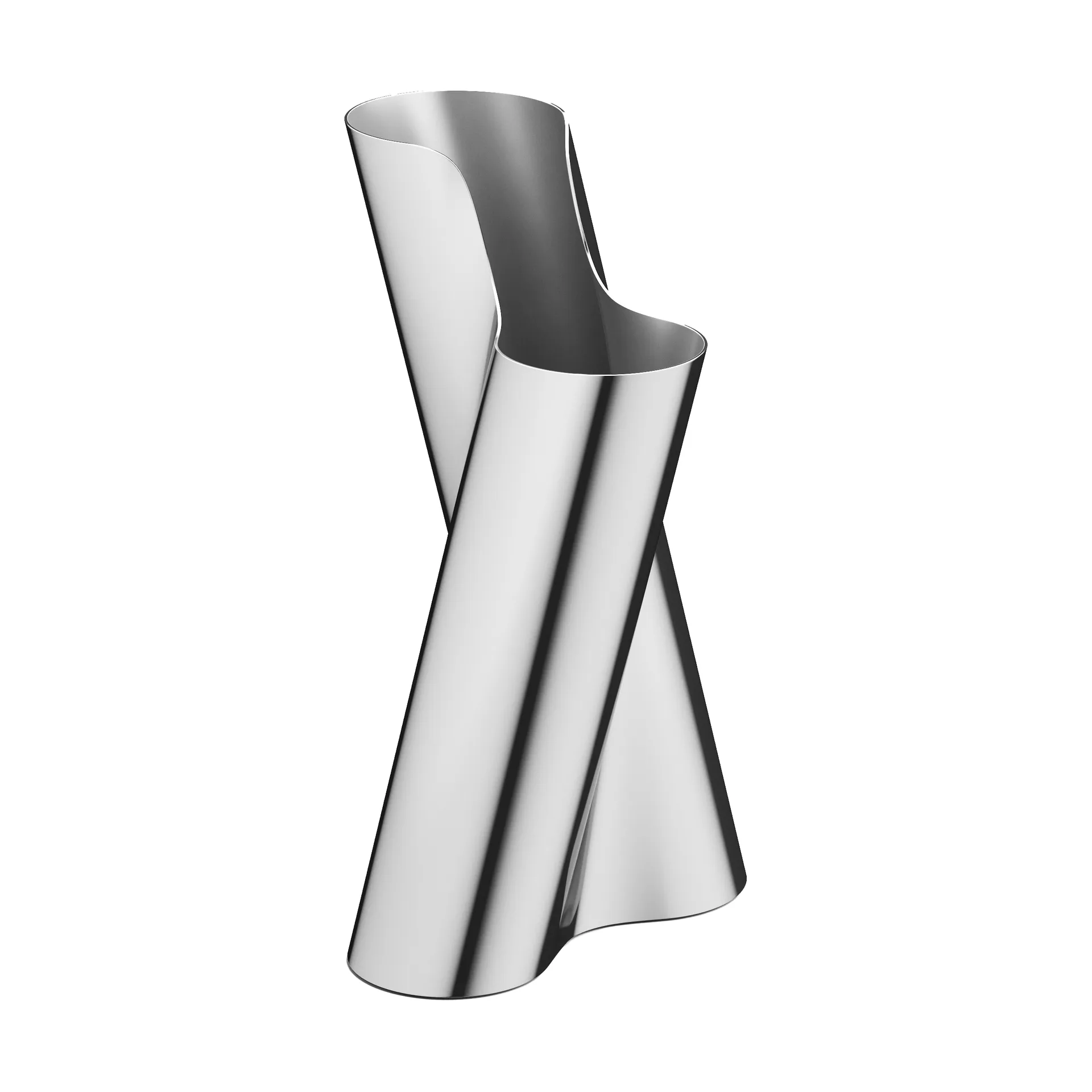 Lituus 花瓶 ラージ 34.2 cm, Stainless steel Georg Jensen | ジョージ ジェンセン