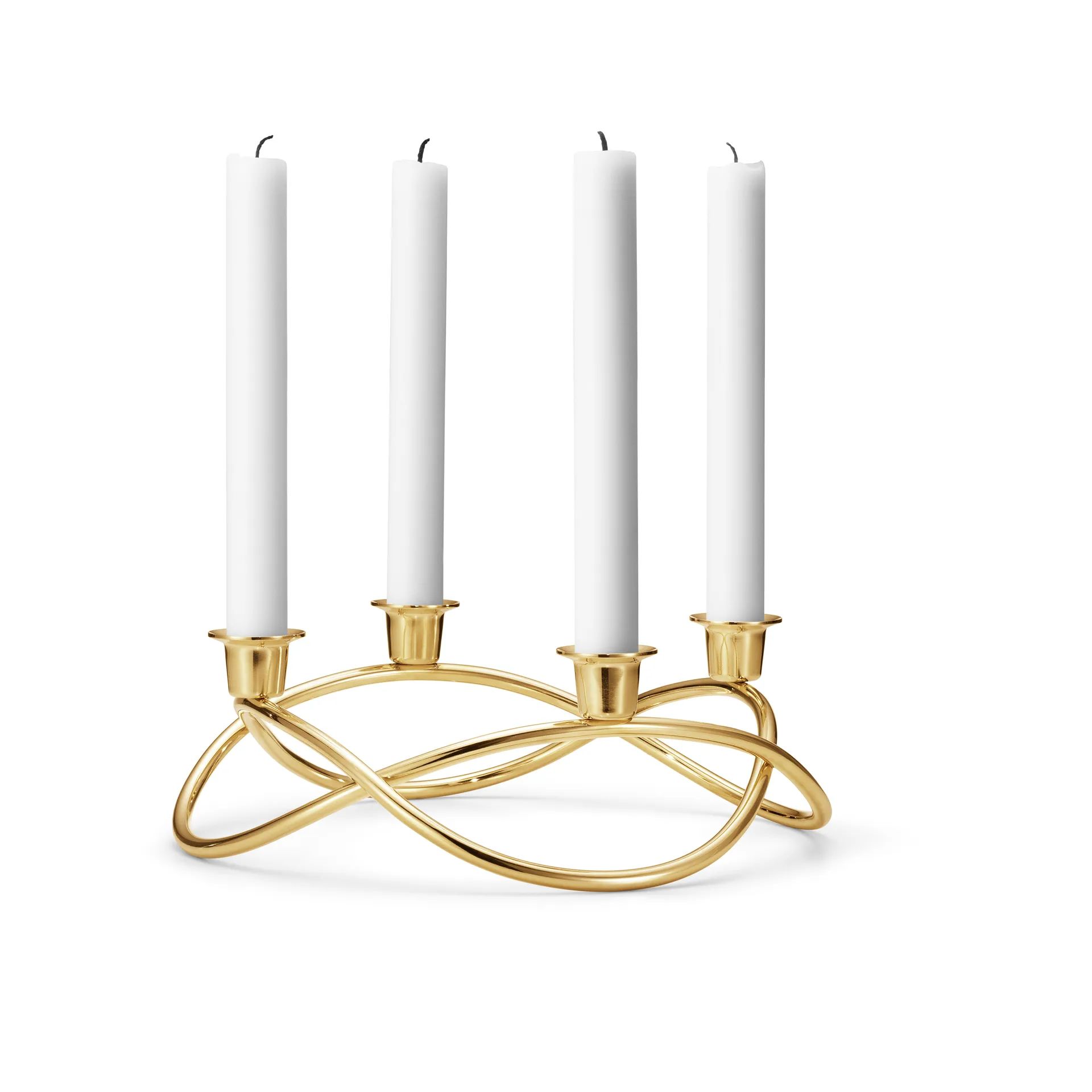 Season キャンドルホルダー Ø26 cm, gold plated Georg Jensen | ジョージ ジェンセン