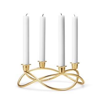 Season キャンドルホルダー Ø26 cm - gold plated - Georg Jensen | ジョージ ジェンセン