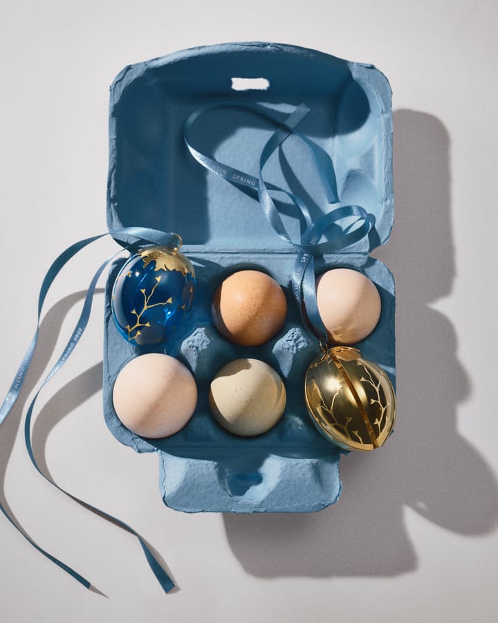 Spring 2025 ハンギングデコレーションエッグ イースター , Gold-plated glass Georg Jensen | ジョージ ジェンセン