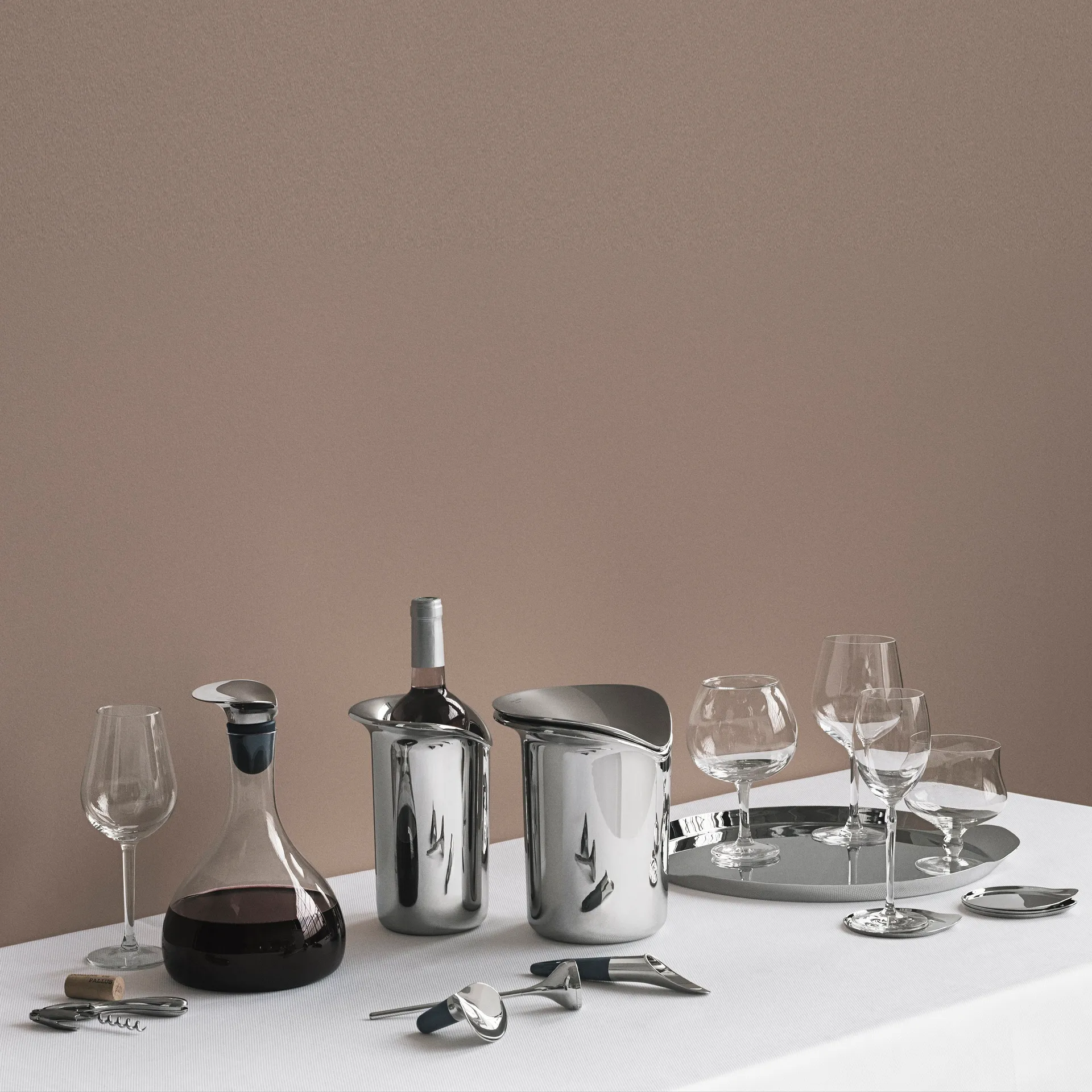 Wine コースター 4パック, Ø 9.6 cm Georg Jensen | ジョージ ジェンセン