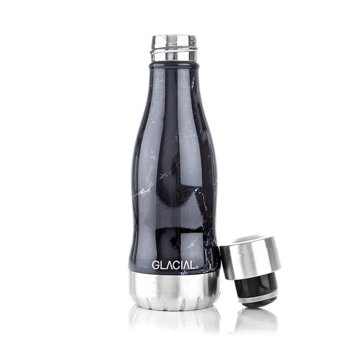 Glacial 水筒 280 ml - Black marble - Glacial