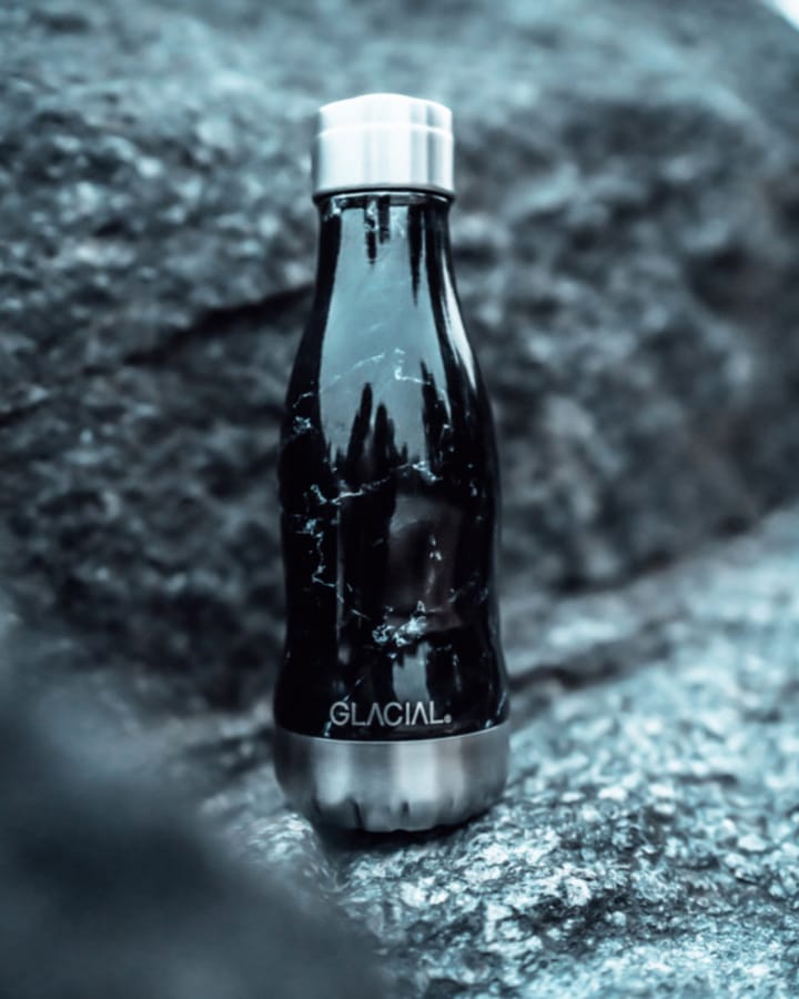 Glacial 水筒 280 ml - Black marble - Glacial