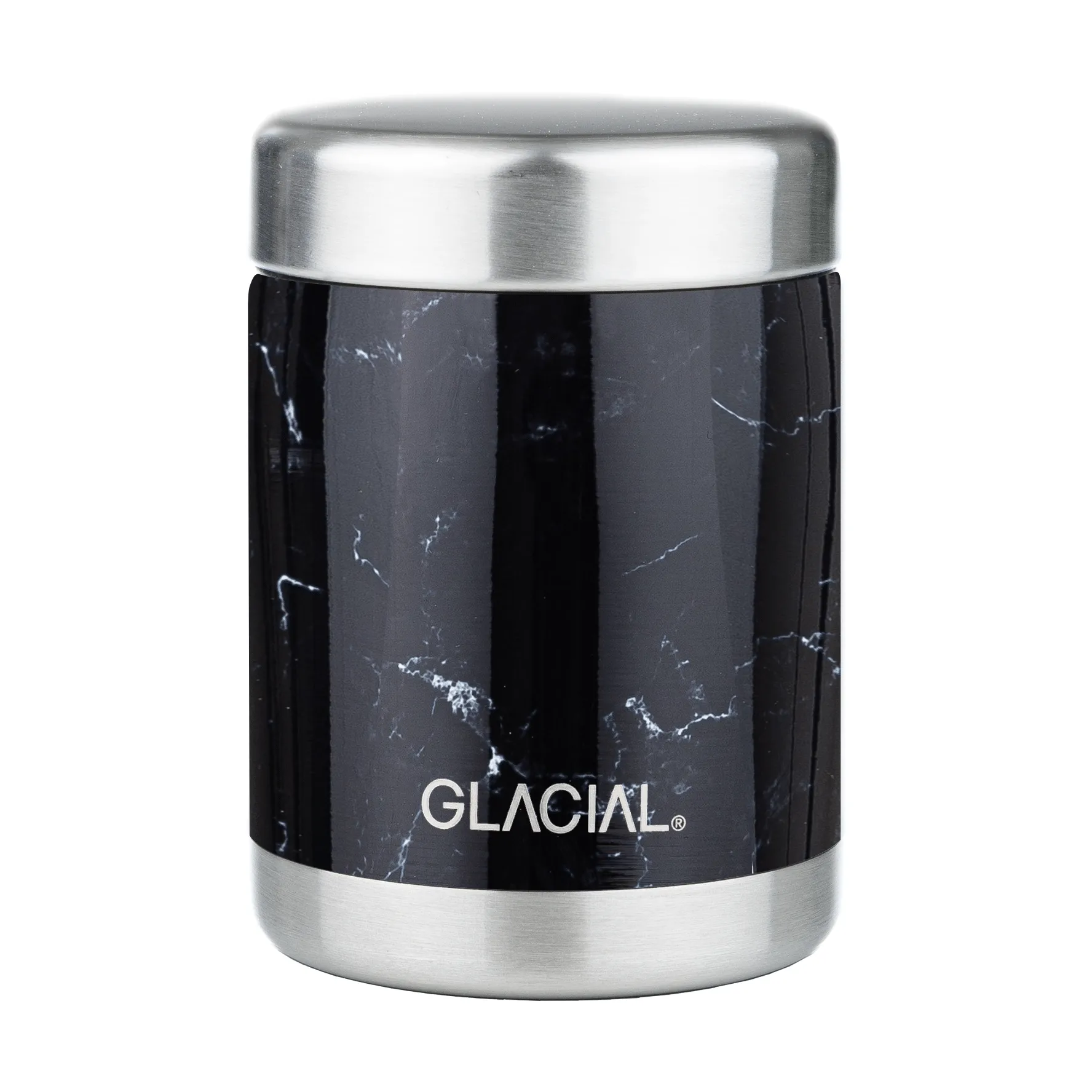 Glacial フードサーモス 350 ml, Black marble Glacial