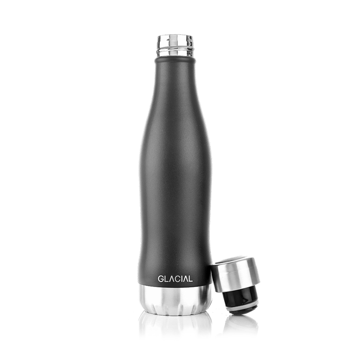 Glacial 水筒 400 ml - Matte black - Glacial