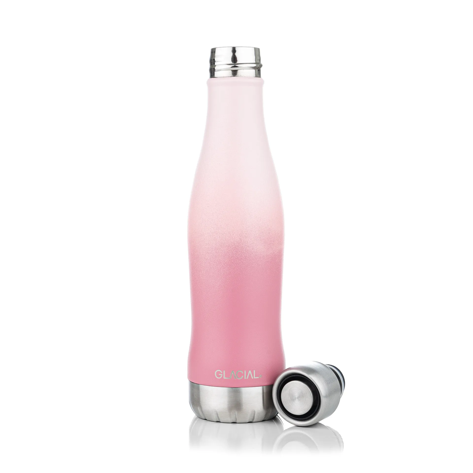 Glacial 水筒 アクティブ400 ml, Pink fade Glacial