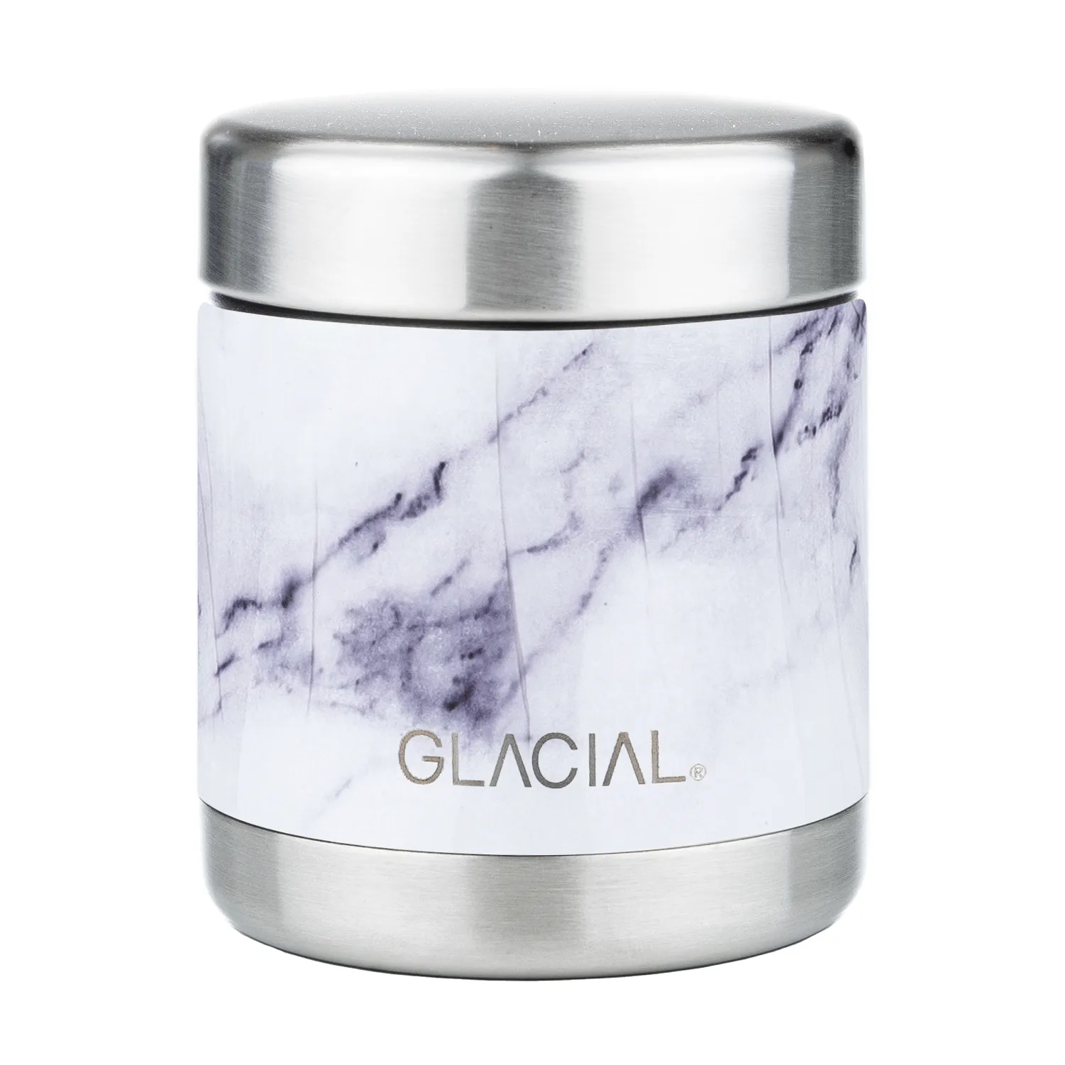 Glacial フードサーモス 450 ml, White marble Glacial