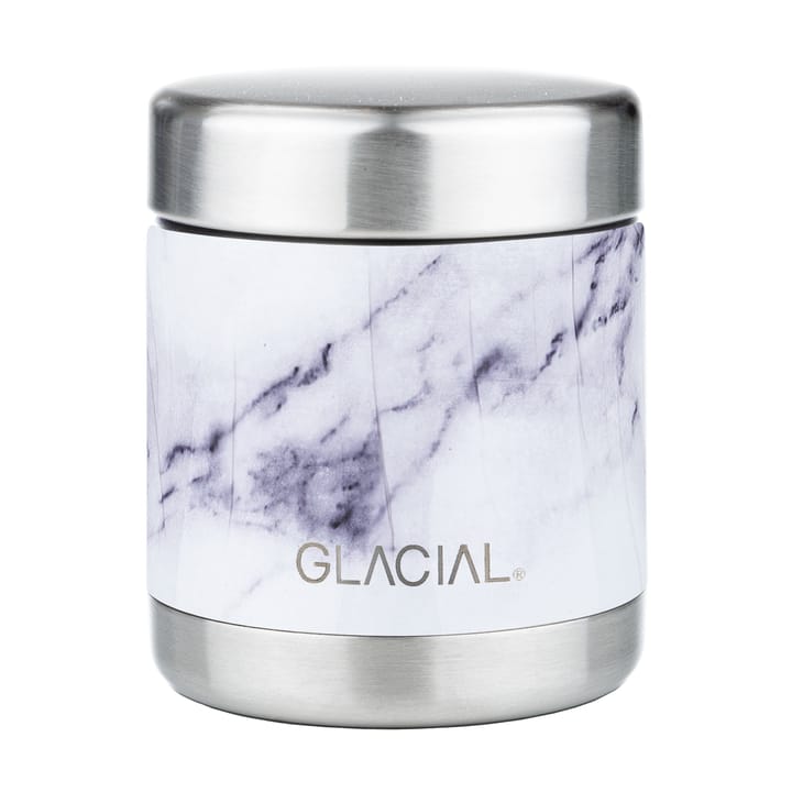 Glacial フードサーモス 450 ml - White marble - Glacial