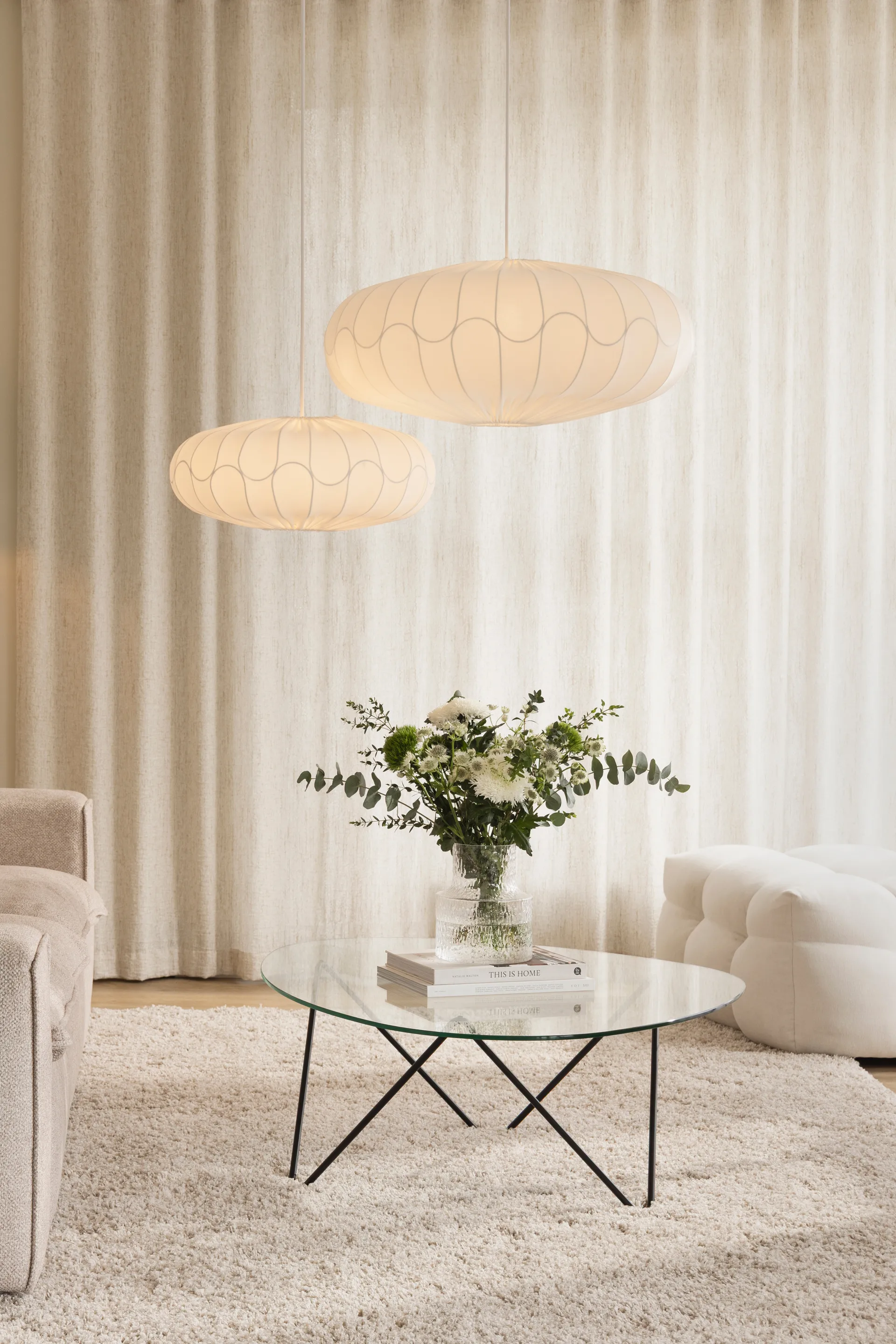 Bladverk ランプシェード Ø50 cm, White Globen Lighting | グローベンライティング