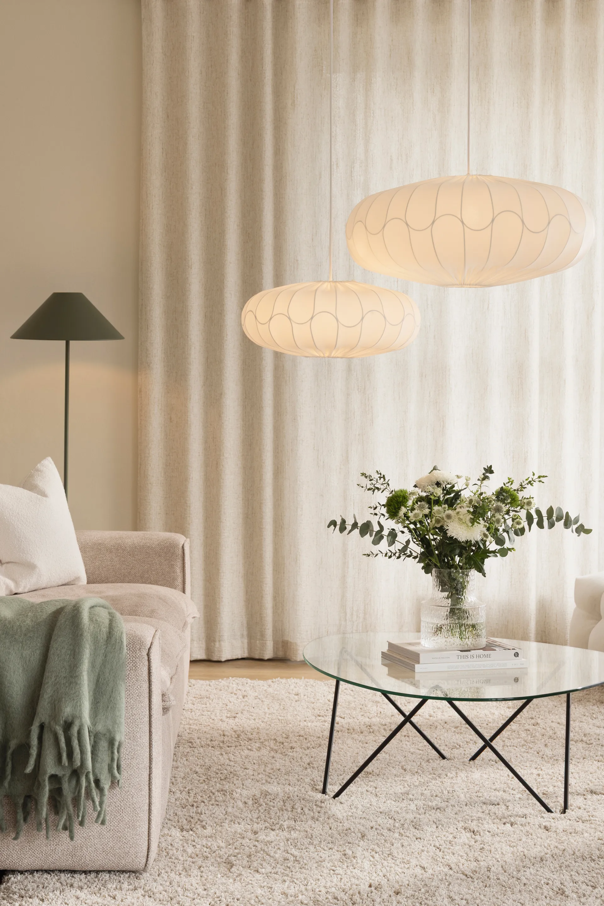 Bladverk ランプシェード Ø50 cm, White Globen Lighting | グローベンライティング