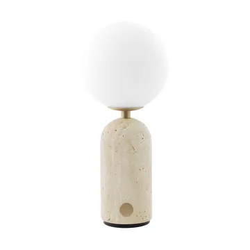 Torrano ポータブルテーブルランプ - Beige travertine - Globen Lighting | グローベンライティング