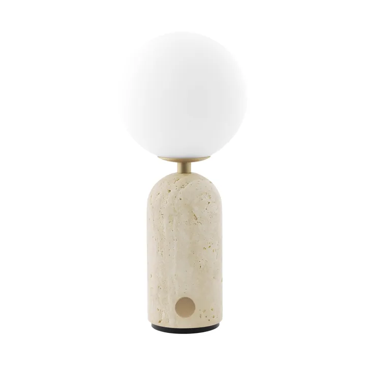 Torrano ポータブルテーブルランプ - Beige travertine - Globen Lighting | グローベンライティング
