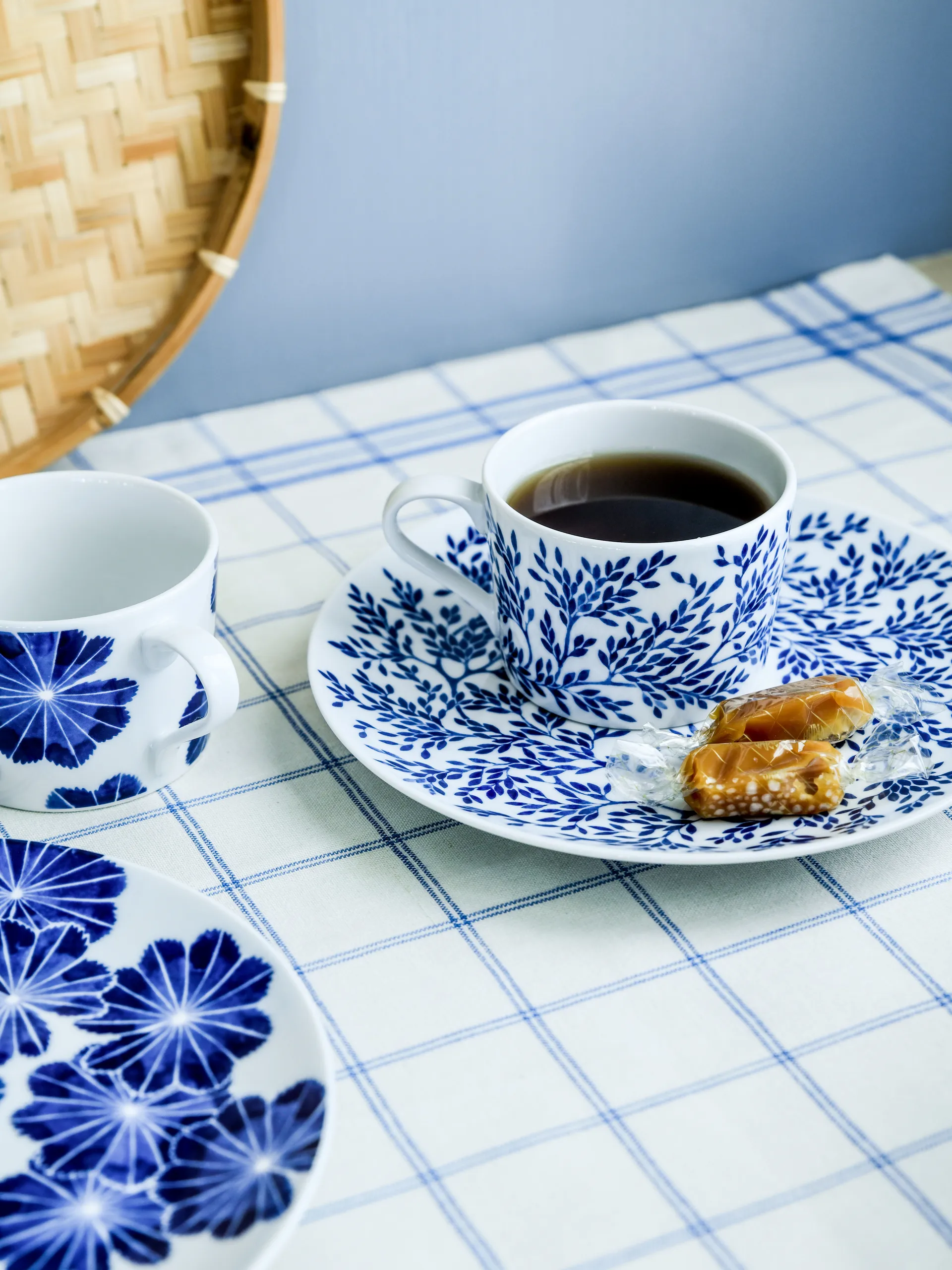 Botanica Myrten スモールプレート Ø21, Blue Götefors Porslin