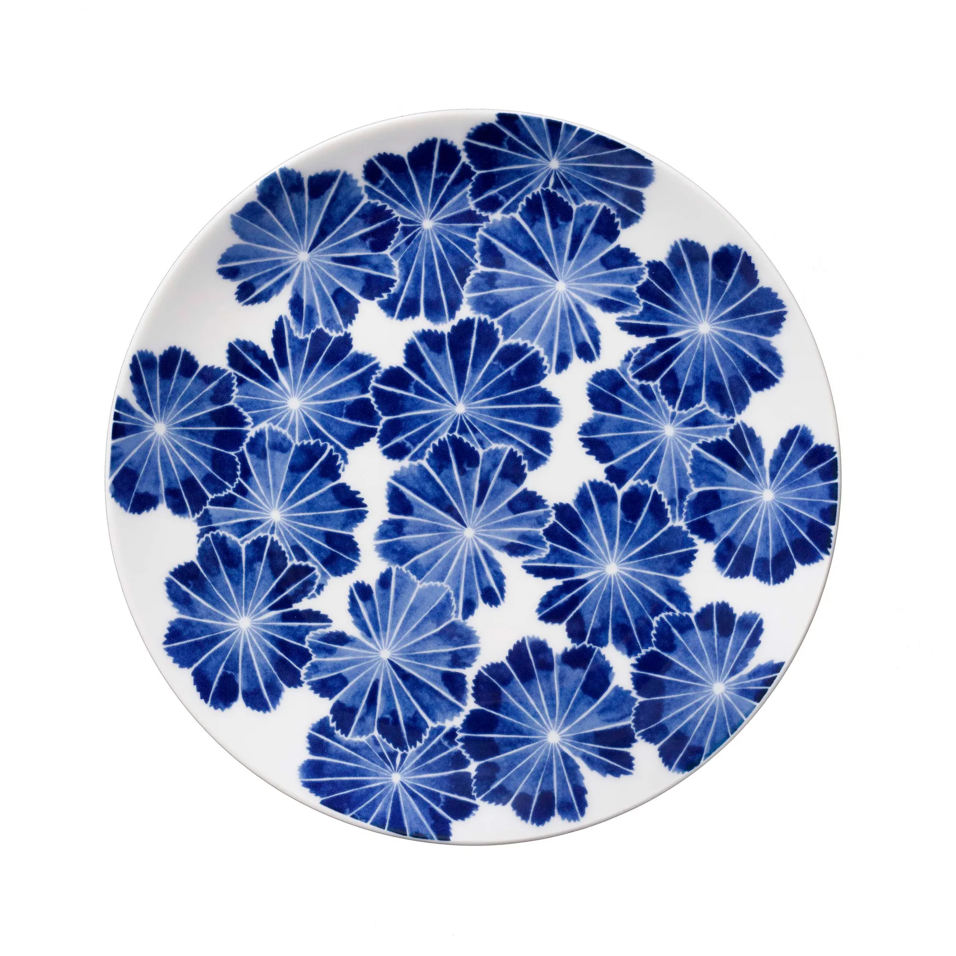 Lady's mantle スモール プレート, blue Götefors Porslin