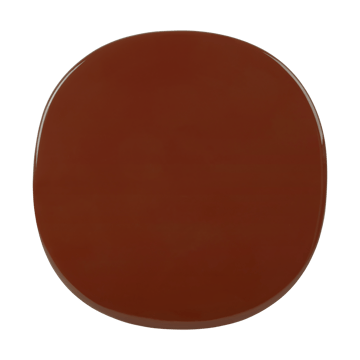Carmel Bistro ラウンジテーブル 75x75 cm - Rock red-black semi matt - GUBI | グビ