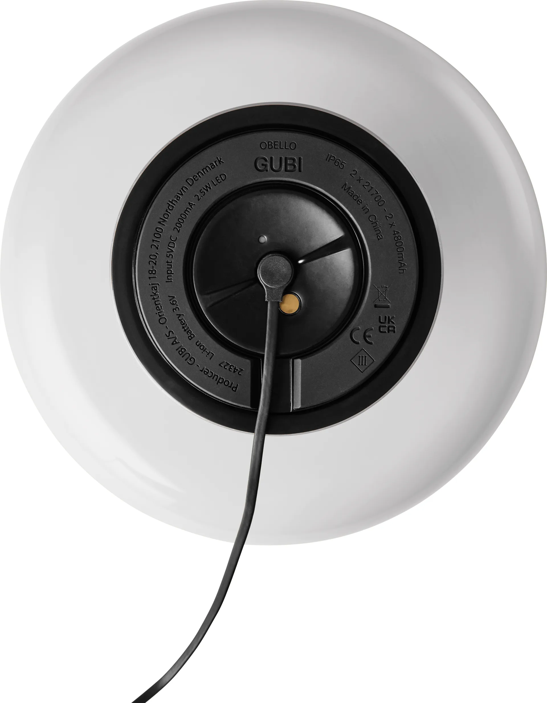 Obello テーブルランプ, Pearl white GUBI | グビ