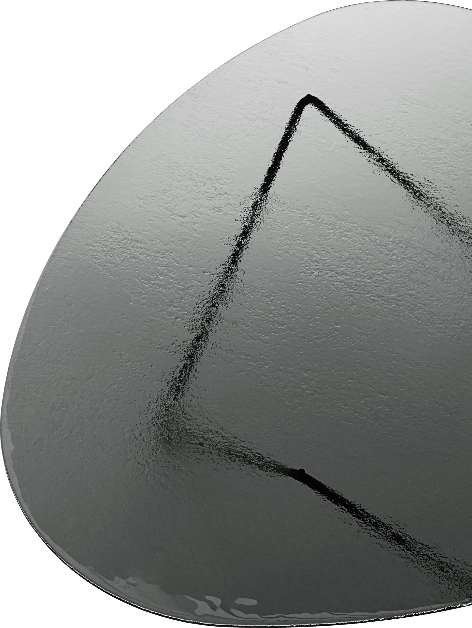 Pedrera ソファーテーブル, Black semi-matte–structure glass smoke GUBI | グビ