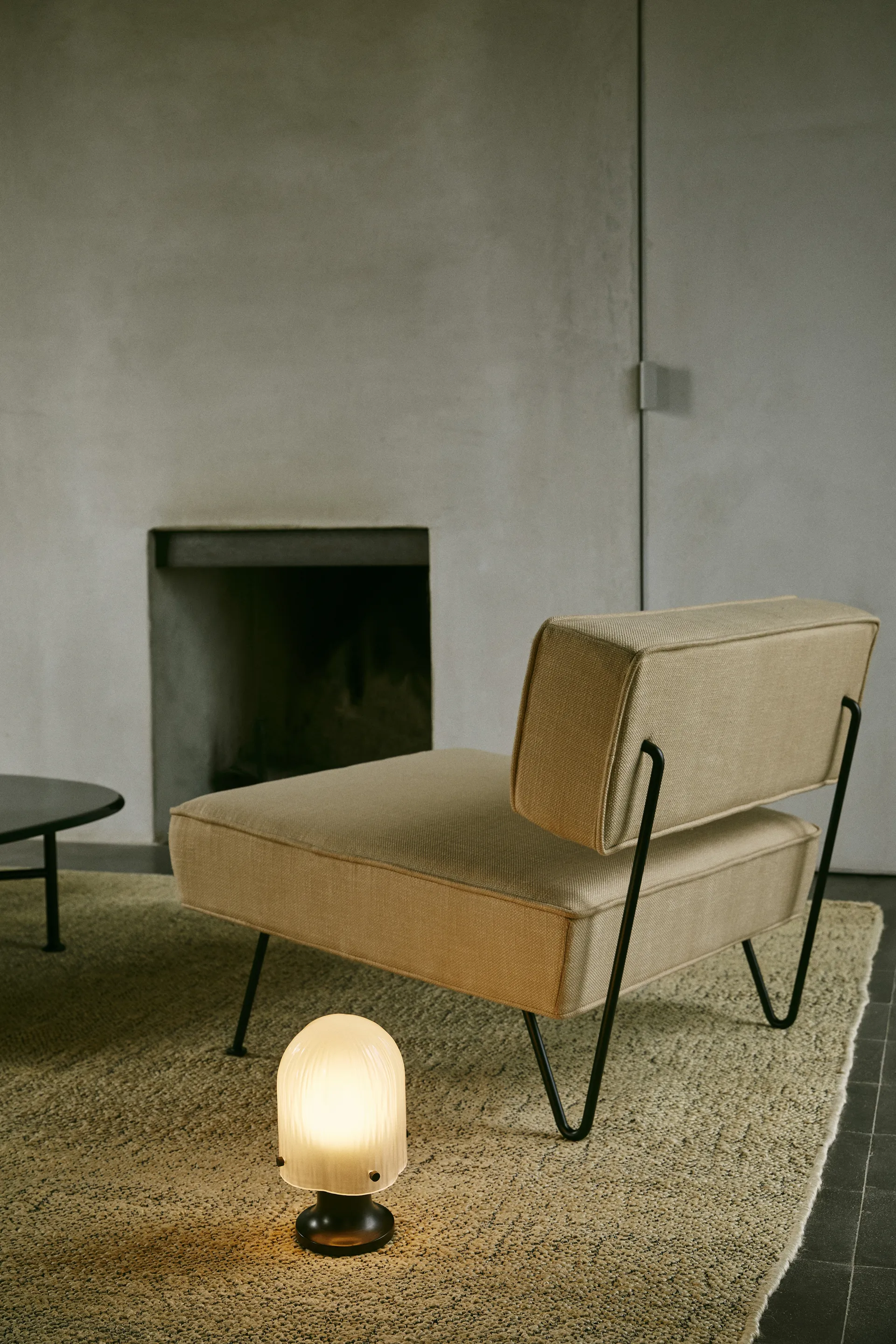 Seine ポータブルテーブルランプ, Antique brass-white GUBI | グビ