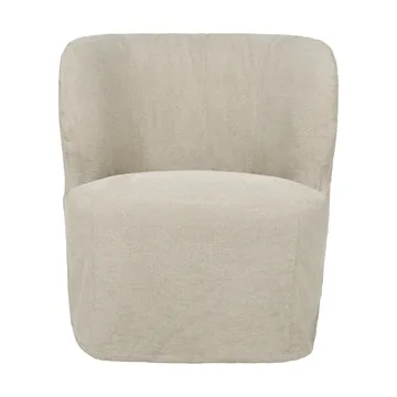Stay スリップカバー ラウンジチェア - Linen 0023, small - GUBI | グビ