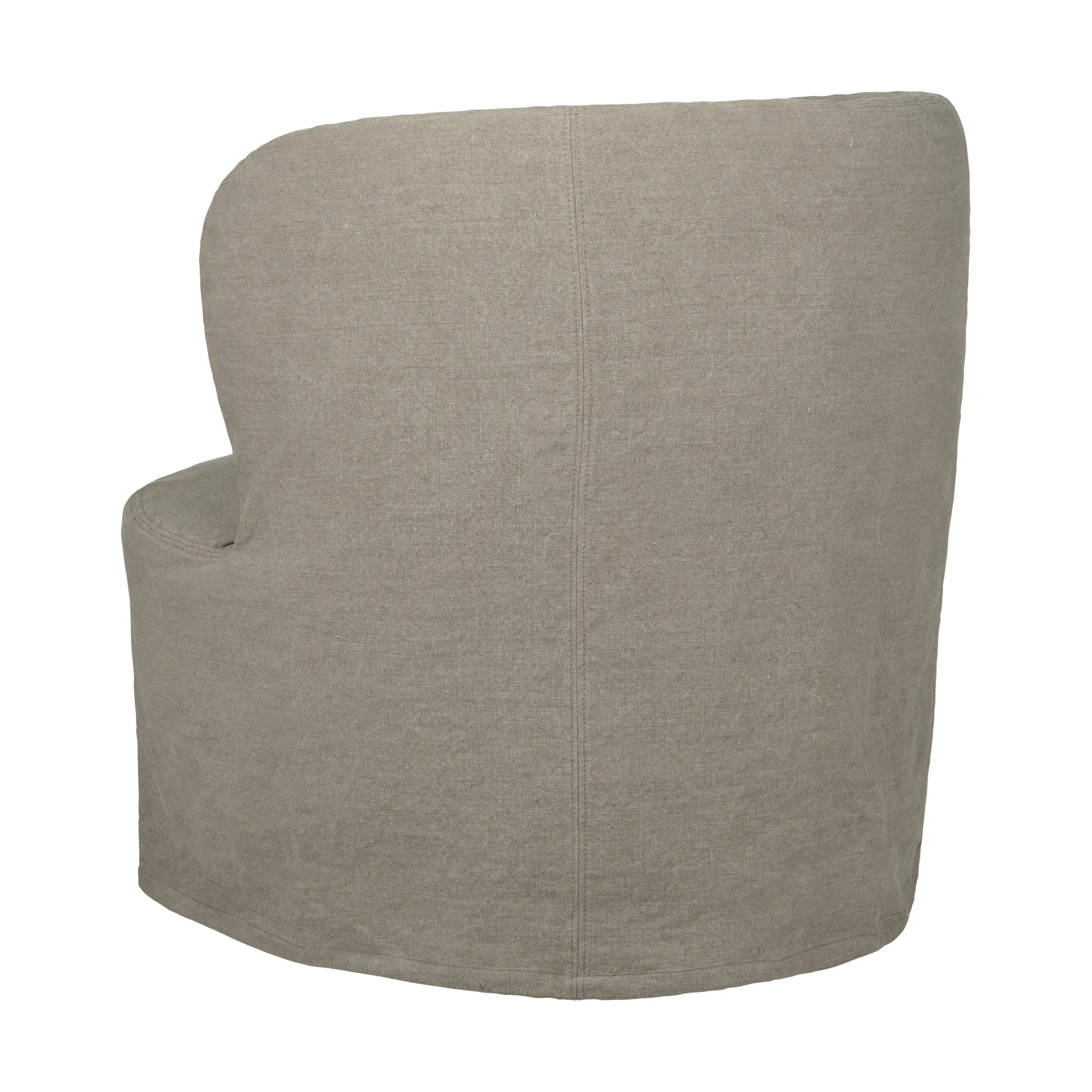Stay スリップカバー ラウンジチェア, Linen 0024, small GUBI | グビ