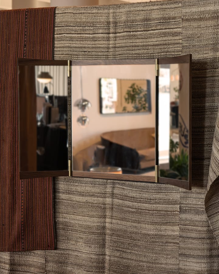 Vanity ミラー 3, Walnut-brass GUBI | グビ